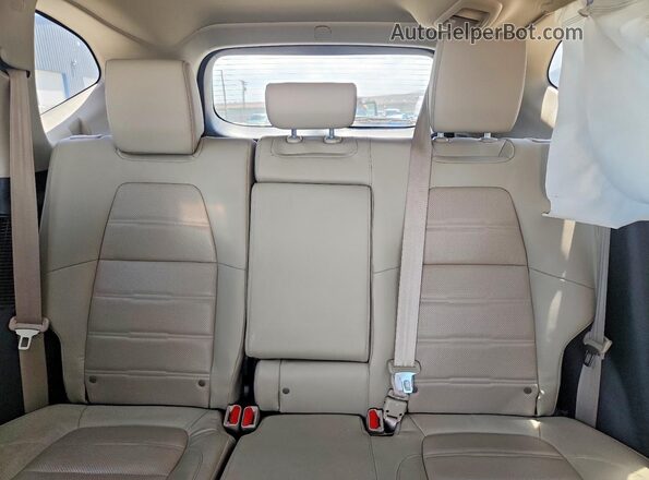 7FART6H86LE017407 2020 HONDA CR-V White Rear seats view