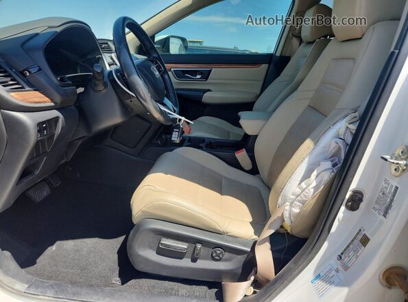 7FART6H86LE017407 2020 HONDA CR-V White Front interior view