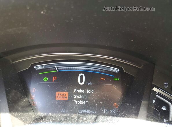 7FART6H86ME001225 2021 HONDA CR-V White Vista del cuadro de instrumentos