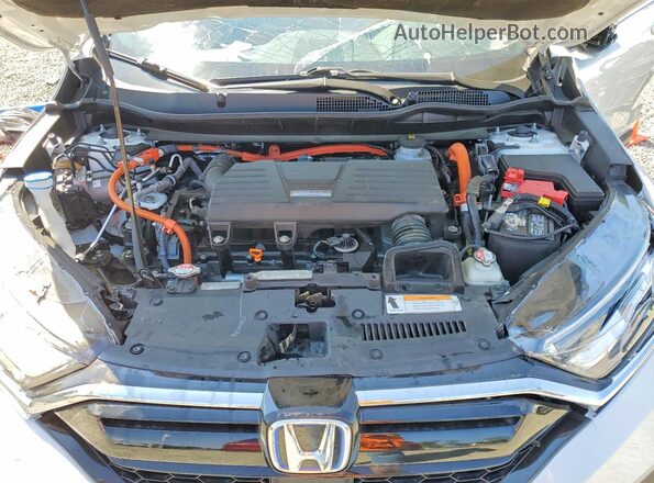 7FART6H86ME001225 2021 HONDA CR-V White Vista del compartimento del motor