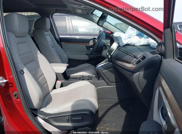 7FART6H88ME008337 2021 HONDA CR-V Красный Вид салона спереди