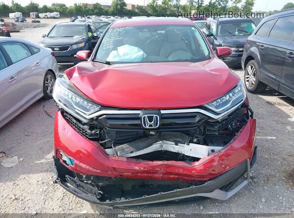 7FART6H88ME008337 2021 HONDA CR-V Красный Вид щитка приборов