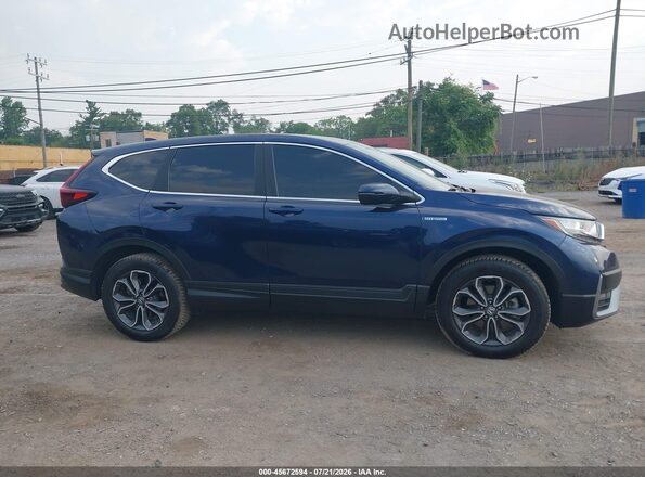 7FART6H89ME009500 2021 HONDA CR-V Blue Widok wnętrza z tyłu
