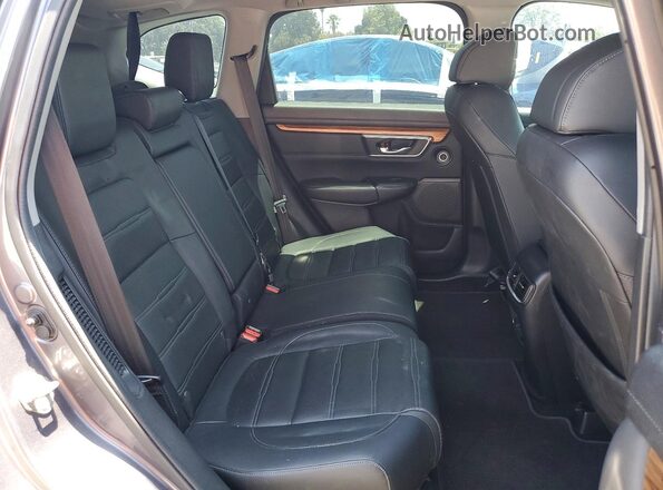 7FART6H91LE002273 2020 HONDA CR-V Gray Rear interior view