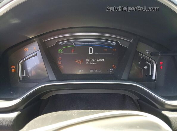 7FART6H91LE002273 2020 HONDA CR-V Gray Instrument cluster view