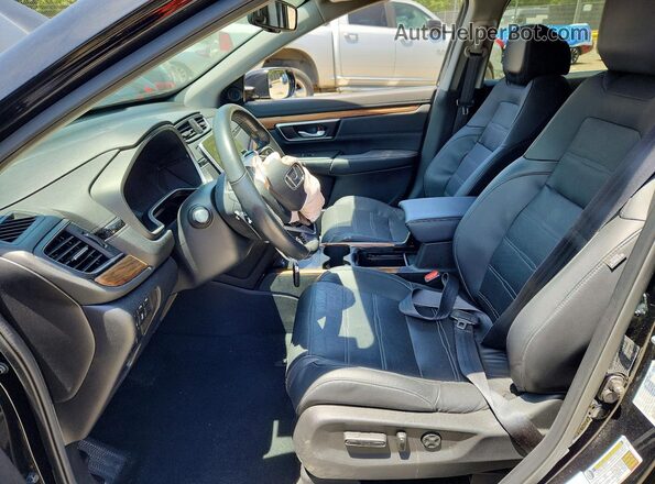 7FART6H91ME013596 2021 HONDA CR-V Black Front interior view