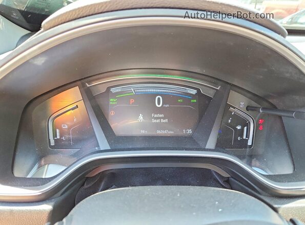 7FART6H91ME013596 2021 HONDA CR-V Black Instrument cluster view