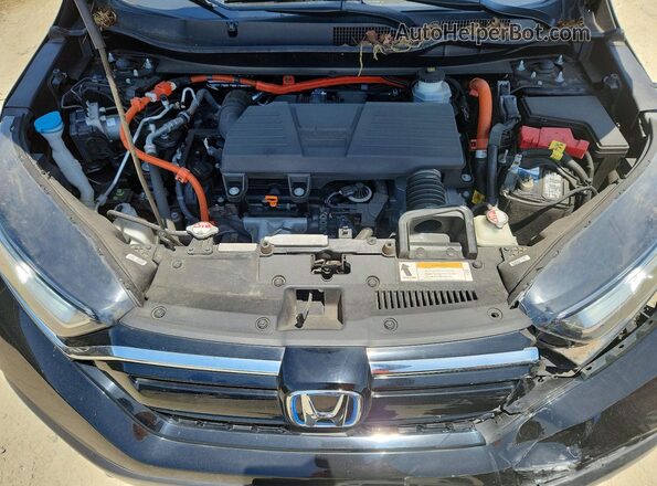 7FART6H91ME013596 2021 HONDA CR-V Black Engine compartment view