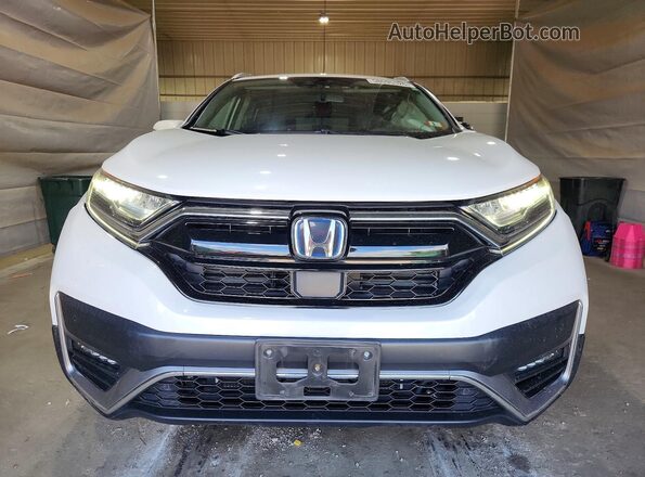 7FART6H91ME032214 2021 HONDA CR-V White Front view