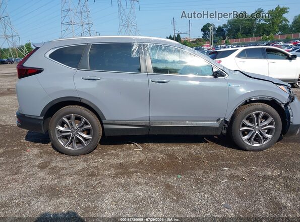 7FART6H93ME019853 2021 HONDA CR-V Blue Панорамний вид салону 360°