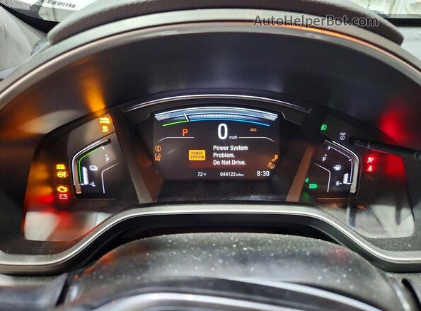 7FART6H95ME002410 2021 HONDA CR-V Silver Instrument cluster view