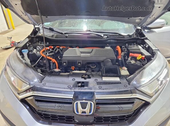 7FART6H95ME002410 2021 HONDA CR-V Silver Engine compartment view