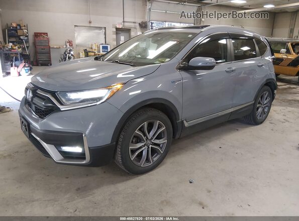 7FART6H99ME022756 2021 HONDA CR-V Gray წინა მარცხენა ხედი სამი მეოთხედიდან