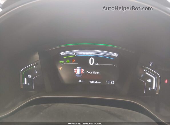 7FART6H99ME022756 2021 HONDA CR-V Gray უკანა სავარძლების ხედი