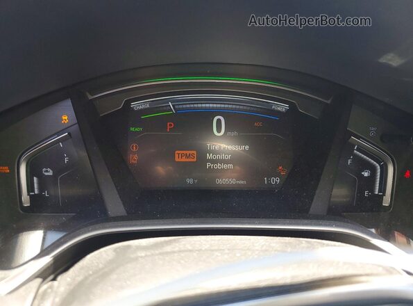 7FART6H99ME027388 2021 HONDA CR-V Silver Вид щитка приладів