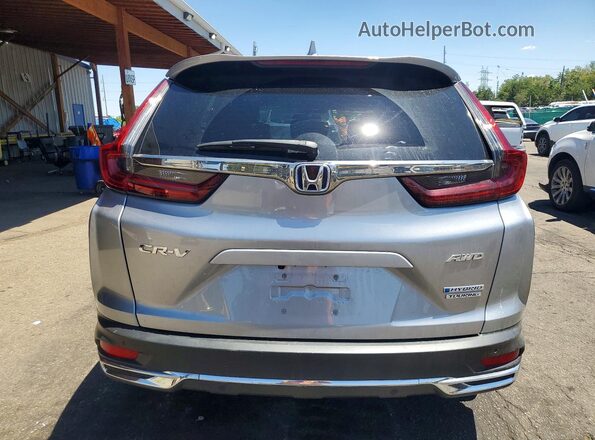 7FART6H99ME027388 2021 HONDA CR-V Silver Вид ззаду