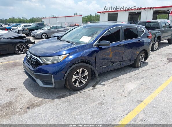 7FARW1H20LE005050 2020 HONDA CR-V Dark Blue Передняя левая четверть
