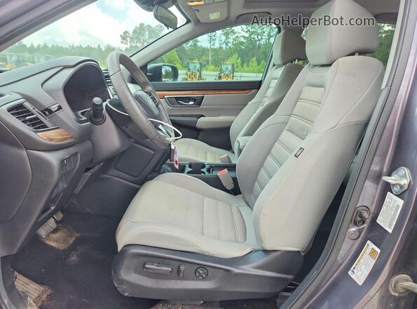 7FARW1H50HE025817 2017 HONDA CR-V Gray წინა სალონის ხედი