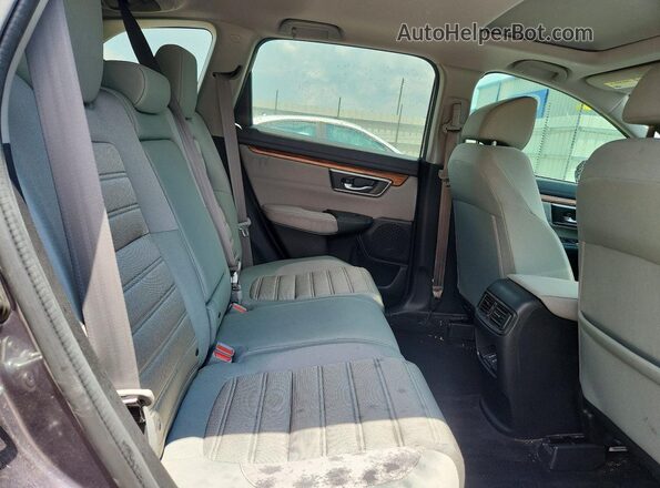 7FARW1H50HE025817 2017 HONDA CR-V Gray უკანა სალონის ხედი