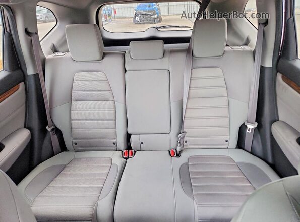 7FARW1H50HE025817 2017 HONDA CR-V Gray უკანა სავარძლების ხედი