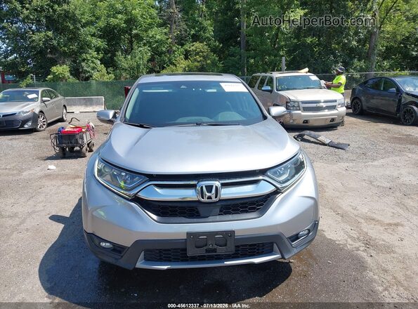 7FARW1H50JE007954 2018 HONDA CR-V Silver ხელსაწყოთა პანელის ხედი