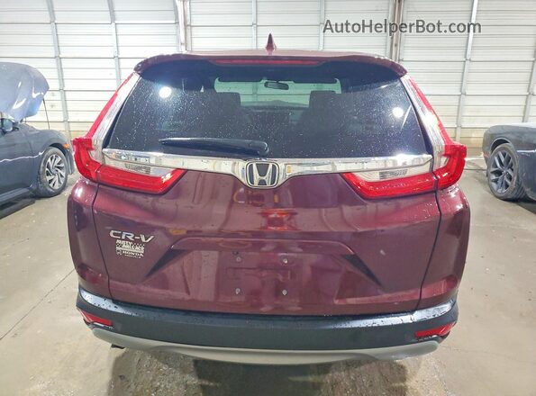 7FARW1H50JE051291 2018 HONDA CR-V Maroon Вид ззаду