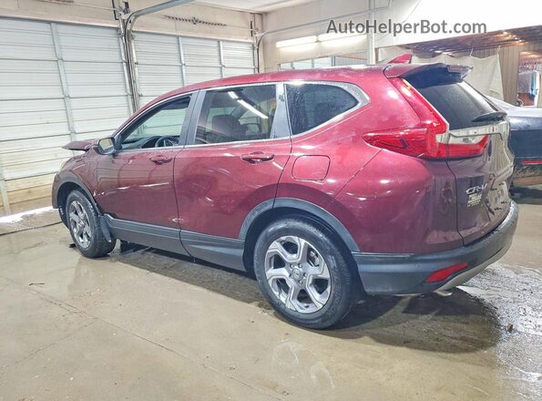 7FARW1H50JE051291 2018 HONDA CR-V Maroon Задня ліва чверть