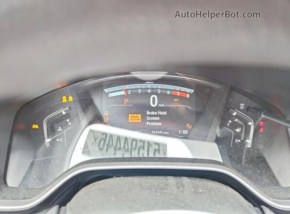 7FARW1H51HE040407 2017 HONDA CR-V Silver Instrument cluster view