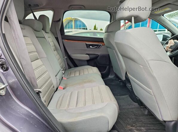 7FARW1H51HE040407 2017 HONDA CR-V Silver Rear interior view