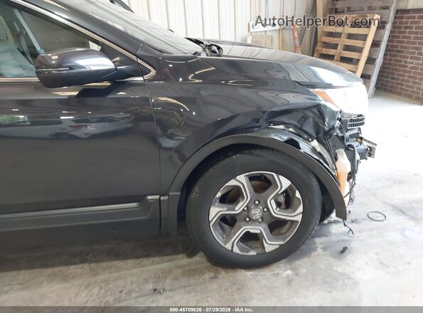 7FARW1H51JE010653 2018 HONDA CR-V Gray Front view