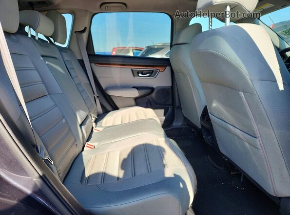 7FARW1H52HE037693 2017 HONDA CR-V Gray Widok wnętrza z tyłu