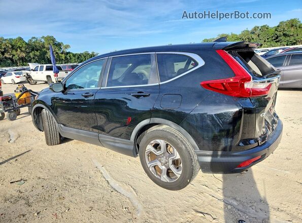7FARW1H52HE044787 2017 HONDA CR-V Black Հետևի ձախ