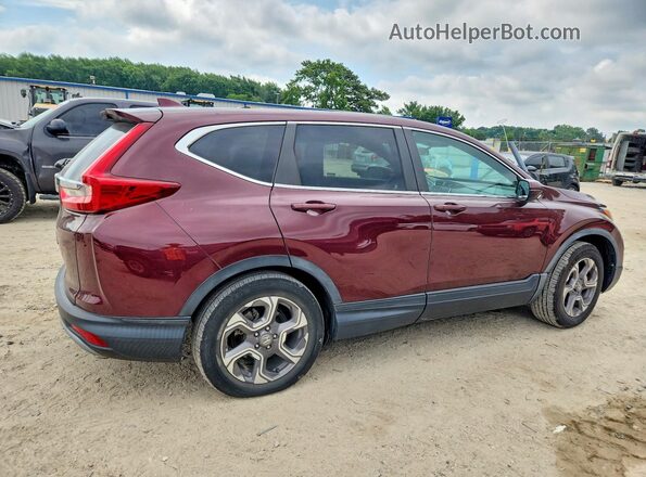 7FARW1H53KE010512 2019 HONDA CR-V Burgundy Rear right