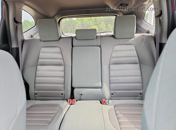 7FARW1H53KE010512 2019 HONDA CR-V Burgundy Rear seats view