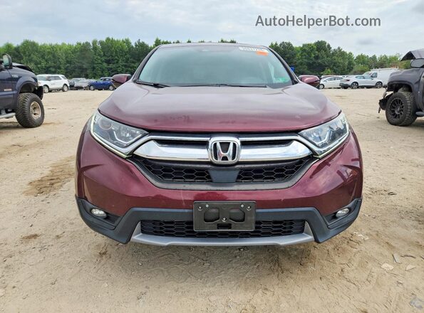 7FARW1H53KE010512 2019 HONDA CR-V Burgundy Front view