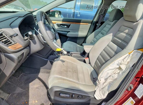 7FARW1H53KE010512 2019 HONDA CR-V Burgundy Front interior view