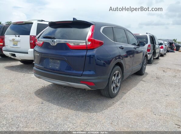 7FARW1H54JE013319 2018 HONDA CR-V Синий Задняя правая четверть