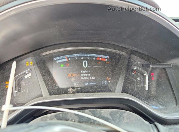 7FARW1H54LE017471 2020 HONDA CR-V White Вид щитка приладів