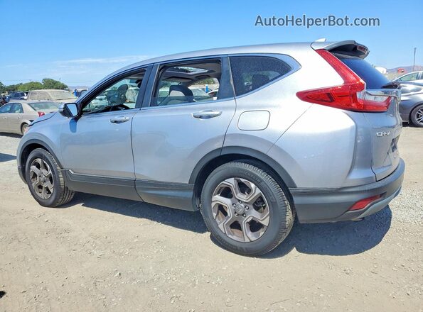 7FARW1H55HE007443 2017 HONDA CR-V Silver Trasero izquierdo