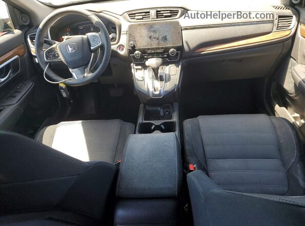 7FARW1H55HE022072 2017 HONDA CR-V Black Dashboard view