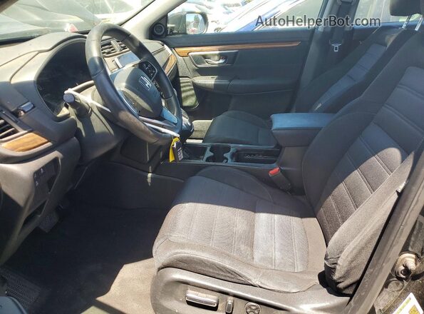 7FARW1H55HE022072 2017 HONDA CR-V Black Front interior view