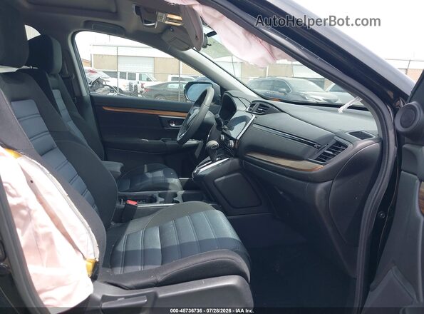 7FARW1H56HE037115 2017 HONDA CR-V Черный Вид салона спереди