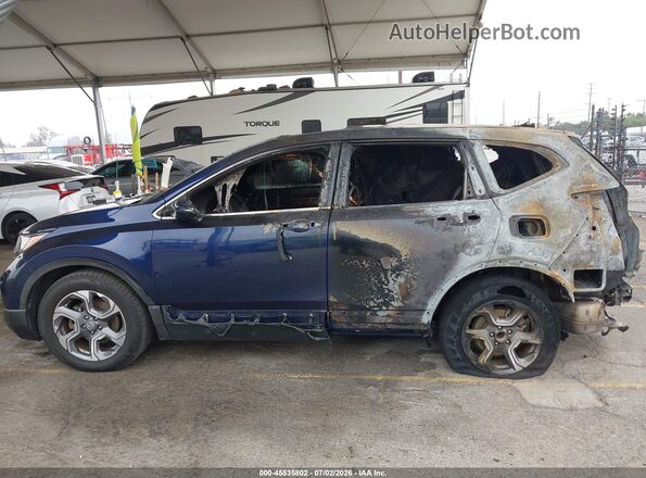 7FARW1H57HE011302 2017 HONDA CR-V Blue Սարքավորումների վահանակի տեսք