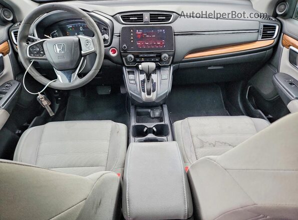 7FARW1H57HE015771 2017 HONDA CR-V Gray Dashboard view
