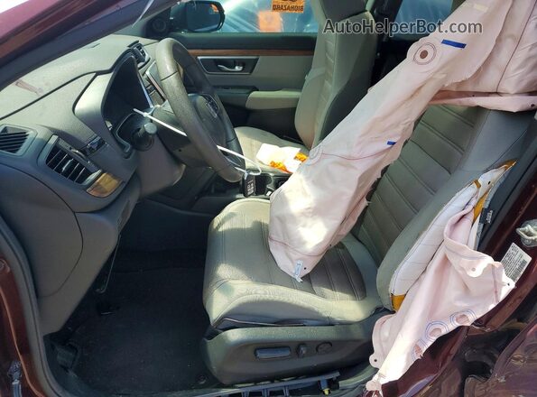 7FARW1H57HE032893 2017 HONDA CR-V Бордовый Вид салона спереди
