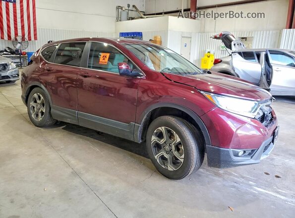 7FARW1H57HE032893 2017 HONDA CR-V Бордовый Передняя правая четверть