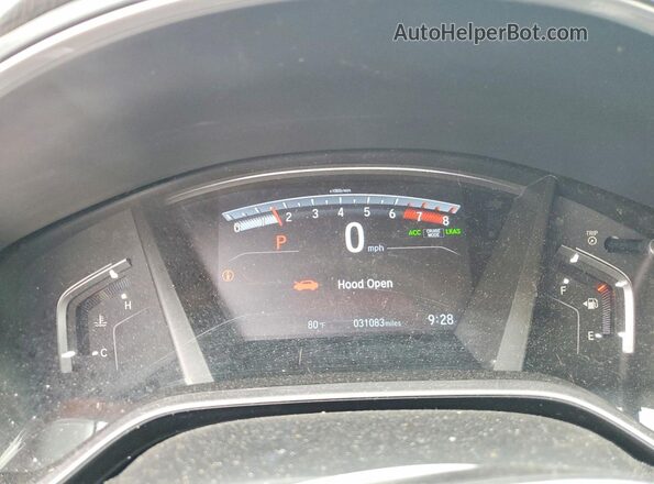 7FARW1H57LE029372 2020 HONDA CR-V Silver Instrument cluster view