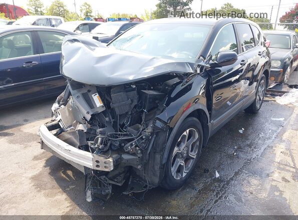 7FARW1H59JE007922 2018 HONDA CR-V Черный Передняя левая четверть