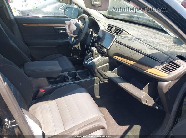 7FARW1H59JE007922 2018 HONDA CR-V Черный Вид салона спереди