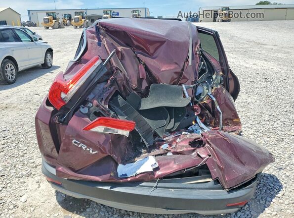 7FARW1H59JE028656 2018 HONDA CR-V Maroon Հետևի տեսք
